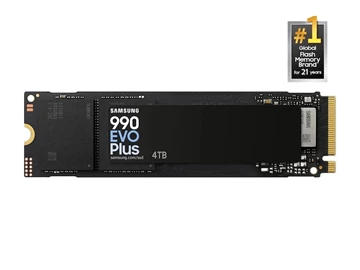 SAMSUNG MZ-V9S4T0BW 990 Evo Plus 4TB PCIe Gen 4.0 x4 / 5.0 x2 NVMe 2.0 M.2 SSD