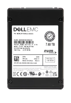 Samsung PM1733a MZ-WLR7T6B SSD 7.68 TB PCIe 4.0 x8 (NVMe) DELL OEM Refurbished