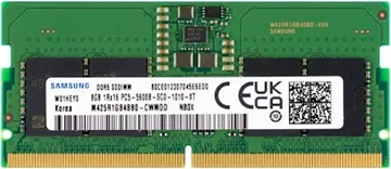 Samsung M425R1GB4BB0-CWM0D 8GB DDR5-5600 PC5-44800 1Rx16 SODIMM Memory