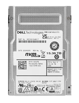 Kioxia SDF3081DAB01T 15.36TB PCIe 4.0 NVMe 2.5 Enterprise SSD