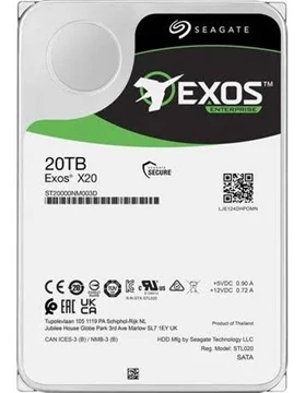 SEAGATE ST20000NM003D EXOS X20 20TB SAS 12Gb/s SED 3.5inch Hard Drive