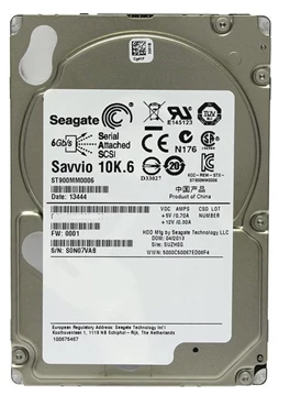 Seagate Savvio 10K.6 ST900MM0006 900GB 10K RPM SAS 6Gb/S 2.5inch HDD