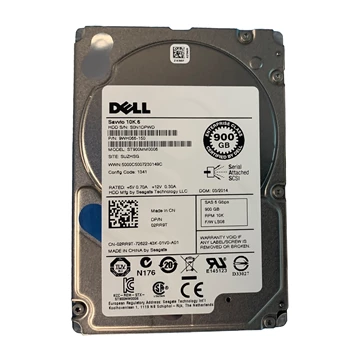 Seagate Savvio 10K.6 ST900MM0006 900GB 10K RPM SAS 6Gb/S 2.5inch HDD Refurbished Dell OEM