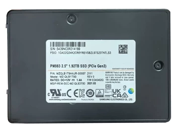 Samsung MZQLB1T9HAJR-00007 1.92TB PM983 Pci-E 3.0 X4 U.2 2.5inch NVMe SSD