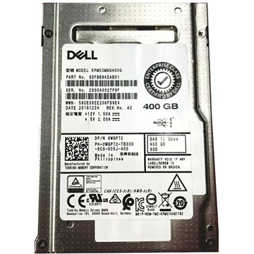 Kioxia PM5-M KPM5XMUG400G Write Intensive SSD 400 GB SAS 12Gb/s DELL OEM Refurbished