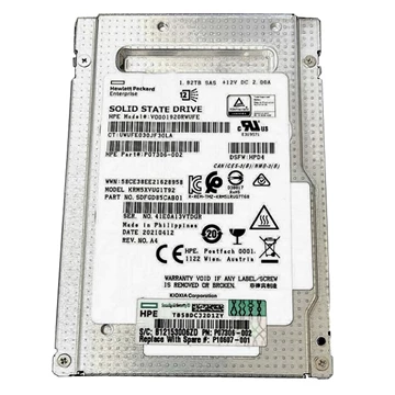 Kioxia KRM5XVUG1T92 Mixed Use SSD 1.92 TB SAS 12Gb/s HPE OEM Refurbished