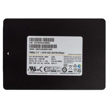 Samsung MZ-7LM1T90 PM863 1.92TB SATA 6Gbps 2.5inch SSD