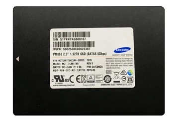 Samsung MZ7LM1T9HCJM PM863 1.92TB SATA 6Gbps 2.5inch SSD