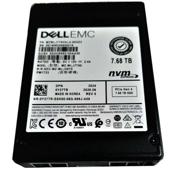 Samsung PM1733 MZWLJ7T6HALA-00AD3 SSD 7.68 TB PCIe 4.0 x4 (NVMe) DELL OEM Brand New