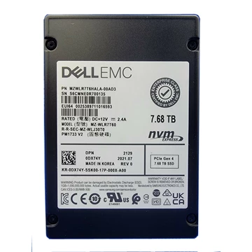Samsung PM1733 MZ-WLR7T60 SSD 7.68 TB Pci Express 4.0 X4 (NVMe) DELL OEM Brand New
