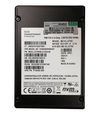 Samsung PM1733 MZXLJ3T8HBLS-00AH8 SSD 3.84 TB PCIe 4.0 x4 (NVMe) HPE OEM Refurbished