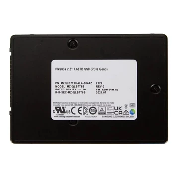 Samsung PM983a MZQLB7T6HALA-00AAZ SSD 7.68 TB PCIe 3.0 x4 (NVMe) Brand New