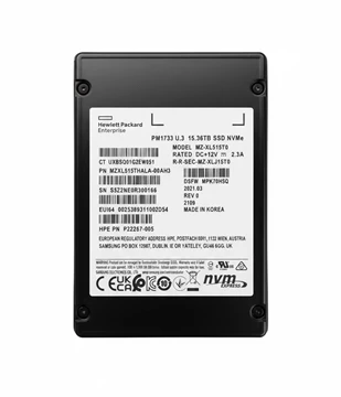 Samsung MZ-XL515T0 15.36TB PCIe Gen4.0 x4 (NVMe) PM1733 SSD HPE OEM