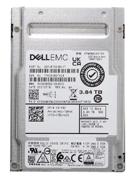 Kioxia PM6 SDFUR74DAB01T SSD 3.84 TB SAS 12Gb/s DELL OEM Refurbished