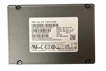 Samsung MZWLR3T8HCLS-00B07 PM1733a 3.84TB 2.5Inch U.2 PCI Express 4.0 x8 (NVMe) Internal SSD