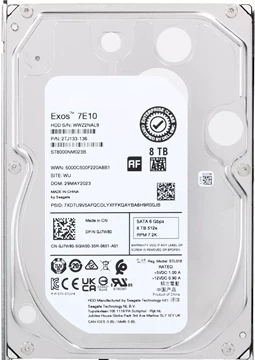 Seagate Exos 7E10 2TJ133-136 8TB 7.2K RPM SATA-6Gb/s 3.5Inch Internal HDD Brand New Dell OEM
