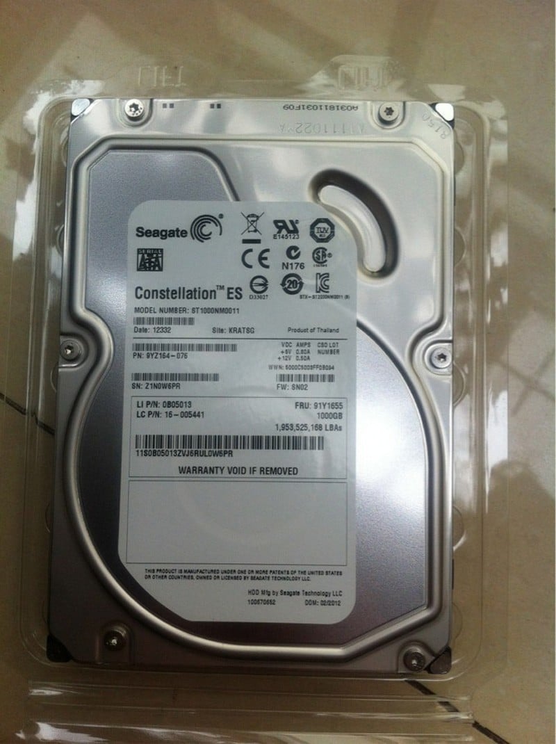 Seagate Constellation ES ST1000NM0011 1TB 7.2K SATA 6Gb/S 3.5inch HDD Refurbished Dell OEM