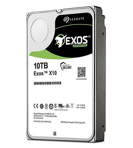 SEAGATE ST10000NM0096 EXOS X10 10TB SAS 12Gb/s 3.5inch Hard drive