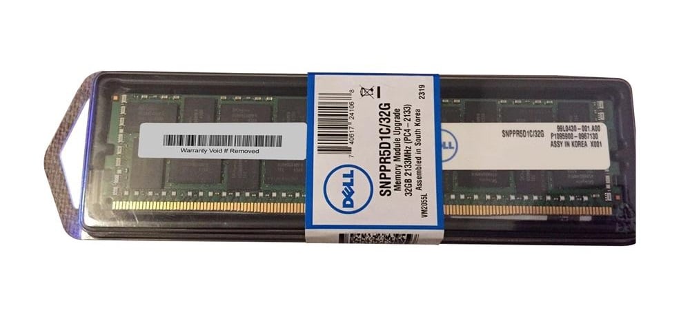 Dell A8217683 32GB DDR4 PC4-17000 2133MHz ECC Memory Brand New