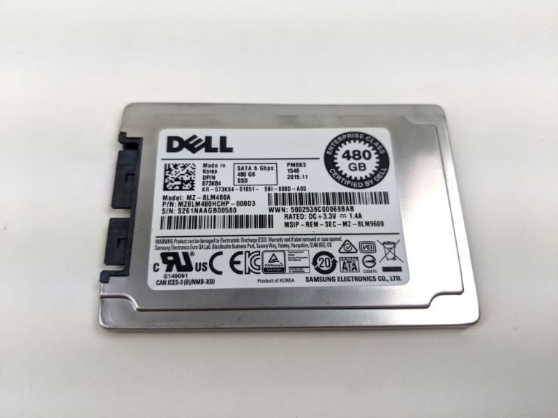 Samsung MZ-8LM480A 480GB SATA 6Gbps 1.8inch MLC SSD