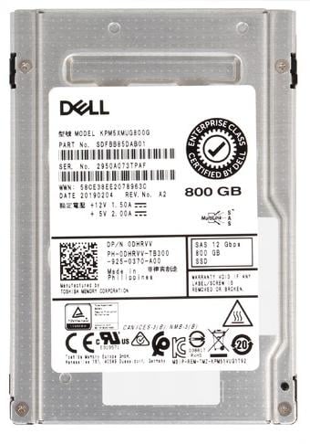 Kioxia KPM6XVUG800G 800GB SAS 24G PM6 Series WI TLC 2.5" SSD