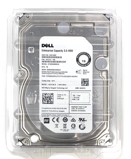 SEAGATE EXOS ST8000NM014A 8TB 7200RPM SAS-12GBPS 512E ISE 3.5INCH HARD DRIVE