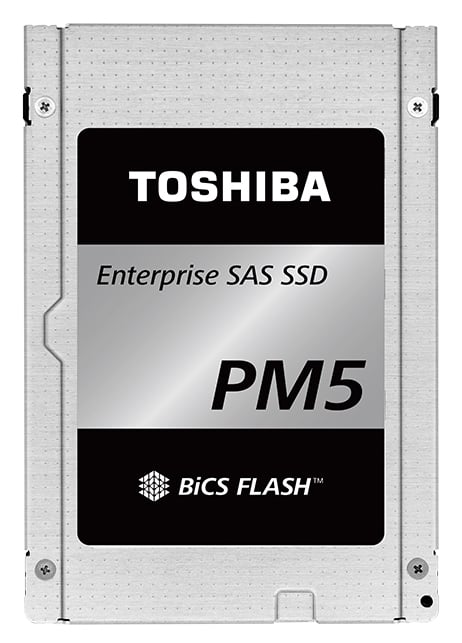 Toshiba KPM5XRUG3T84 3.84TB BiCS Ri Tlc Sas 12Gbps 512E 2.5in Ssd